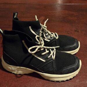 Women's Coach C245 High Top Knit Sneakers Size 10